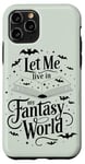 Coque pour iPhone 11 Pro Magical Fairies and Dragons Amoureux de livres