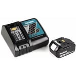 Dhp 485 RM1J Perceuse visseuse à percussion sans fil 18 v Li-Ion + 1x Batterie 4,0 Ah + Chargeur + Coffret de transport - Makita