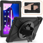 SKALO Lenovo Tab M10 (Gen 3) Extra Shockproof Armor Iskunkestävä kuori - Musta