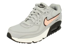 Nike Childrens Unisex Air Max 90 Nn Gs Grey Trainers - Size UK 5.5