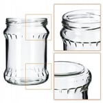 8x Lasipurkki 500ml Mason Jars Jar Hunajahillo Kurkkumehu