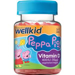 Wellkid Vitabiotics Peppa Pig Vitamin D Soft Jellies, Gummy, 30 Pack