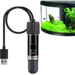 Mini akvarievärmare | Termostat 10W USB-laddningsbar stav för uppvärmning | Platssparande uppvärmningsverktyg för akvarium och små akvarier