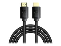 Baseus - Hdmi-Kabel - Hdmi Hane Till Hdmi Hane - 3 M - Svart - 4K120hz Stöd, 8K60 Hz (7680 X 4320) Stöd, 2K144hz Support