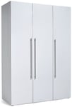 Habitat Atlas 3 Door Wardrobe - White Gloss