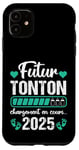 Coque pour iPhone 11 Futur Tonton 2025 Humour Annonce Naissance Grossesse Cadeau