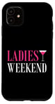Coque pour iPhone 11 Martini rose assorti pour femme