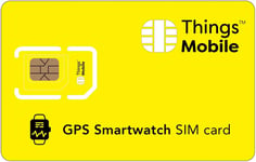 Carte Sim Pour Smartwatch/Montre Intelligente Avec Traceur Gps - - Avec Couverture Mondiale Et Réseau Multi-Opérateur Gsm/2g/3g/4g, Sans Coûts Fixes. 60€ De Crédit Inclus