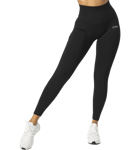 Icaniwill W Ribbed Define Seamless Pocket Bike Tights Uusimmat BLACK