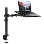 Mount-It! Support de Bureau pour Ordinateur Portable | Support articulé pour Plateau pour Ordinateur Portable | Extension de Bureau pour Ordinateur Portable Simple avec Pince en C (MI-4352LT)