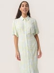 Soaked In Luxury Wynter Half Sleeve Shirt Midi Dress, Skyway Dizzy