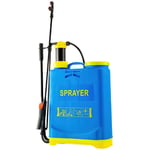 Merkmak - Pulverisateur a pompe 16 l pour Pulveriser de l'eau Engrais Herbicides Pesticides Pulverisateur a dos avec 3 types de buses