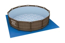 Bestway Markduk för pool Flowclear 396x396 cm - Blå Poolduk & pool-liner Plast