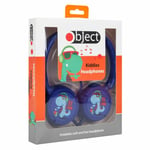 New Boys Childrens Kids Over the Head Headphones Headset iPod BLUE Dinosaur