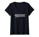 Womens Psalm 27 The Lord Is My Light and My Salvation V-Neck T-Shirt