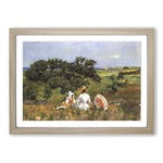 Big Box Art William Merritt Chase The Fairytale Framed Wall Art Picture Print Ready to Hang, Oak A2 (62 x 45 cm)