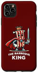 Coque pour iPhone 11 Pro Max Barbeque King Citation humoristique pour les amateurs de barbecue