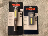 NEBO Magnetic Big Larry 2 Pocket Work Light - 500 Lumens+ Nero 300lumens