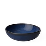 Like. by Villeroy and Boch – Lave Bleu Bowl, 600 ml, Charming, Medium Bowl Made from Stoneware for Crunchy Salads, Dishwasher and Microwave-Safe