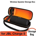 Adjustable Strap Wireless Speaker Storage Box for JBL Charge 5 Travel