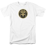 White Ranger Power Coin Mighty Morphin Power Rangers T-Shirt