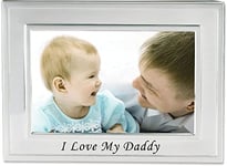Lawrence Frames Cadre photo plaqué argent I Love My Daddy 15,2 x 10,2 cm