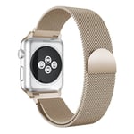 Apple Watch 44mm Armband Milanese Loop, champagneguld