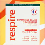 Respire shampoing solide bio cheveux secs - douceur d avoine 75g