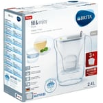 Carafe filtrante BRITA - Style grise - 3 cartouches MAXTRA+ incluses