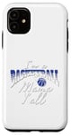 Coque pour iPhone 11 Southern Moms Cadeau de basket-ball fantaisie pour femme Bleu et blanc