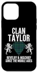 iPhone 12 mini Taylor Clan Scottish Name Coat Of Arms Tartan Family Party Case