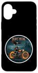 Coque pour iPhone 16 Plus Heavy Metal Thrash Hard Rock Horreur Rocker Tenue moto