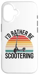 iPhone 16 Scooter Electric Retro Vintage Street Stunt E-Scooter Tricks Case