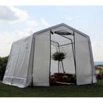 Serre De Jardin Blanche Shelter Logic 300 X 300 Cm / 9m² - Shelterlogic - Facile À Assembler Et Compacte