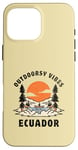 Coque pour iPhone 16 Pro Max Outdoorsy Vibes Équateur Voyage Vacances Equateur