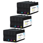 12 Ink Cartridges to replace HP 950 & 951 (950XL & 951XL) non-OEM / Compatible