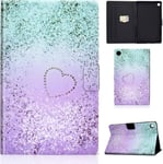 Coque Samsung Galaxy Tab A8 2021 10.5 Pouces/Sm-X200/Sm-X205, Étui Housse Samsung A8 2021, Tablette Housse Étui De Protection Avec Support Fonction Pour Galaxy Tab X200, Amour