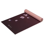 Gaiam Tapis de yoga – Tapis d'exercice antidérapant de qualité supérieure de 6 mm avec imprimé extra épais pour tous les types de yoga, pilates et exercices au sol – Bouquet épicé