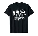 Mens Mens "DAD" Gift For Dad Hunting Shirt Fathers Day T-Shirt