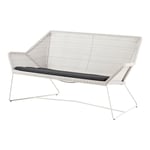 Cane-Line - Breeze Lounge White Grey - Utomhussoffor - Strand+Hvass