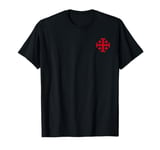 JERUSALEM CROSS FIVE-FOLD CROSS KNIGHT'S TEMPLAR T-Shirt