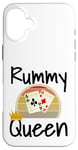 iPhone 16 Plus Funny Rummy Queen Card Game Winner Mom Mother Grandmother Case