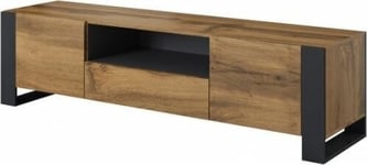 TV-taso Cama Meble Wood, 180x44x48, ruskea/harmaa