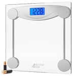 Active Era® Ultra Slim Digital Bathroom Scales for Body Weight with High Precision Sensors and Tempered Glass (Stone/kgs/lbs)