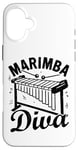 iPhone 16 Plus Funny Marimba Instrument Pun for a Marimba Player Case