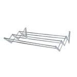 Cofan Étendoir Extensible pour Mur | Fabriqué en Aluminium | Pliant avec 6 Barres de Séchage | Dimensions : 80 x 75 cm