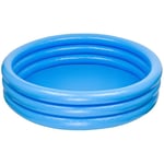 Intex Inflatable Crystal Blue Three Ring Paddling Pool1.14m x 25cm (45" X 10")