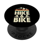 Randonnée et vélo drôle randonneur PopSockets PopGrip Interchangeable