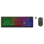 Pack Clavier Souris sans fil Rechargeable BLUESTORK - RGB - Neuf