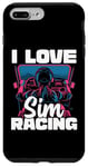 Coque pour iPhone 7 Plus/8 Plus Cute Video Gamer For Women - I Love Sim Racing